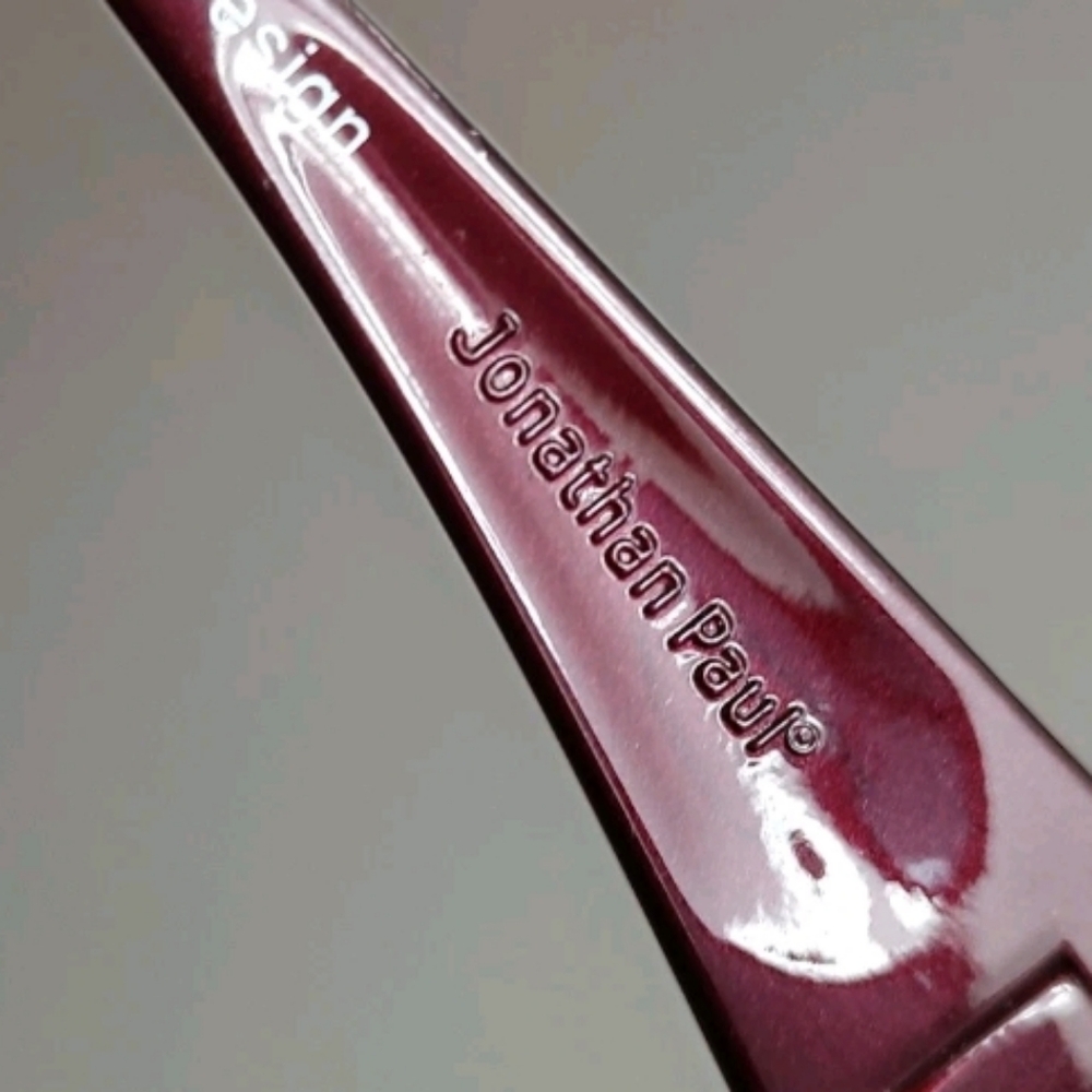 Jonathan Paul Fitover Sunglasses Burgundy Side Windows Polarized Pre Loved EUC - Picture 6 of 10